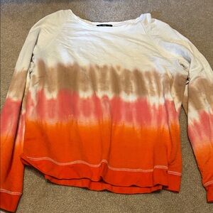 Velvet Heart Orange Ombre Sweatshirt